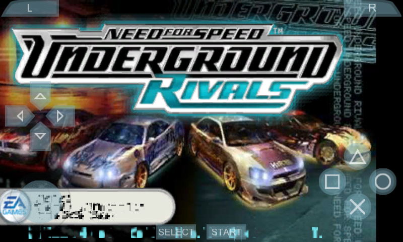 All Cars Need for Speed - Underground Rivals PPSSPP Emulator Android ios PC  