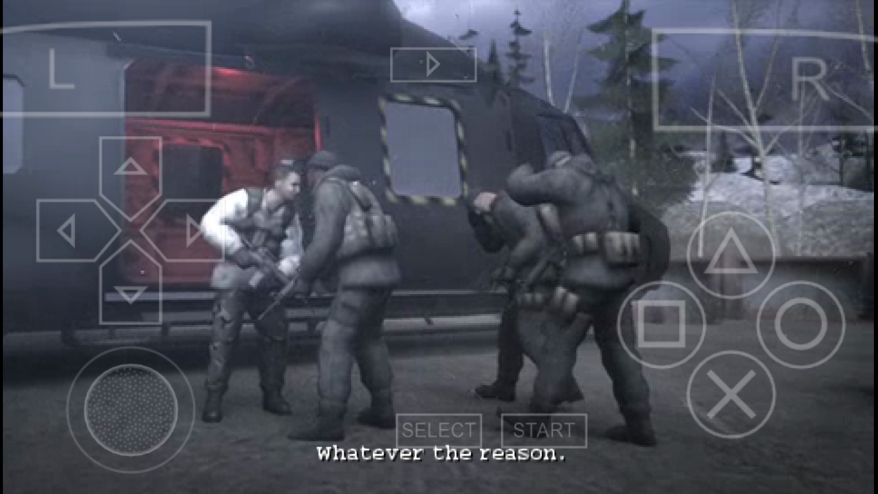 SOCOM Fireteam Bravo 3 : Crash after the end of mission Stockpile