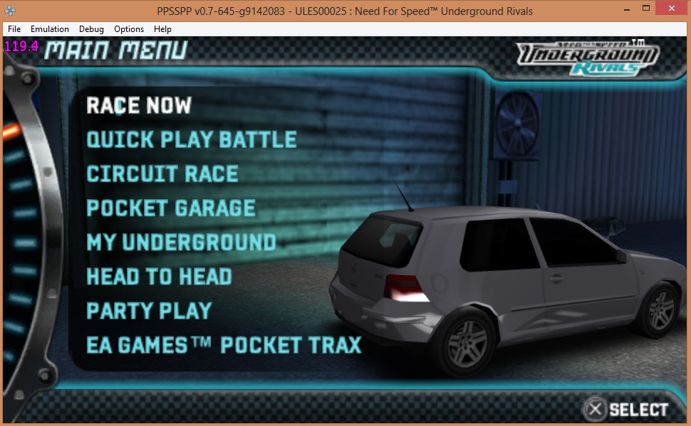 Need for Speed Underground Rivals PSP 