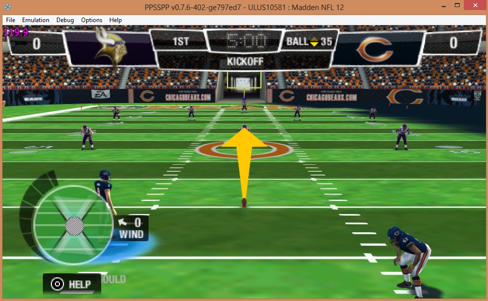 Madden NFL 12 - PSP Gameplay (4K60fps) 