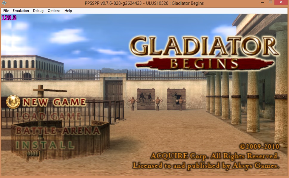 Gladiator Begins (USA) PSP ISO Download