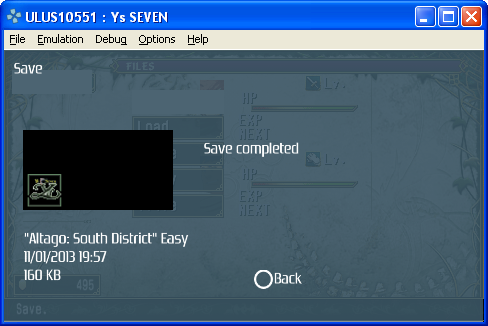 Ys Seven Save Files (PSP-PSP)   - The Independent Video Game  Community