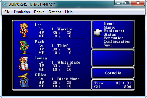 Final Fantasy I (PSP) - 3/4 WoL promoted at Lv. 1 by jedininja97